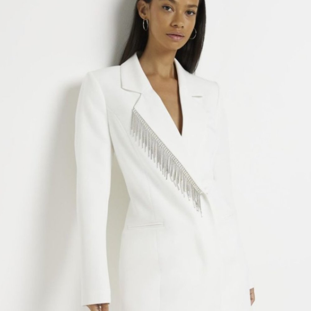 Diamante Blazer Dress